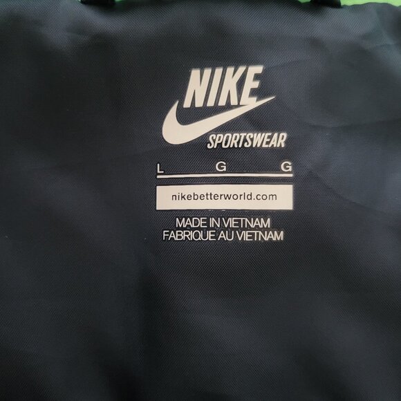Rare Vintage Nike Glanz Windrunner Windbreaker Jacket, Men’s L, Green/Blue, Like - Picture 8 of 12
